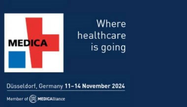 2024 MEDICA Düsseldorf Saksa, 11.-14.11.